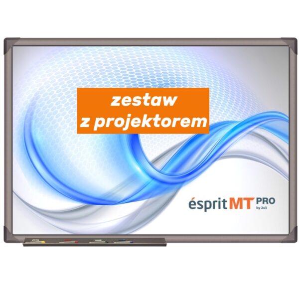 Zestaw MT PRO Wall: Tablica interaktywna ésprit MT PRO 80" + projektor do ultra bliskiej projekcji Epson EB-685 z uchwytem W ZESTAWIE TANIEJ ! tablica interaktywna,tablica interaktywna esprit mt pro,zestaw mt pro wall,aktywna tablica