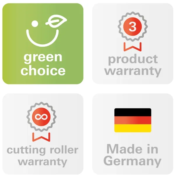 Niszczarki HSM gwarancja 3 lata Green choice Made in Germany