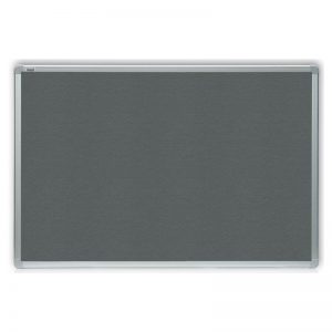 Tablice tekstylne tablica tekstylna w ramie aluminiowej szara