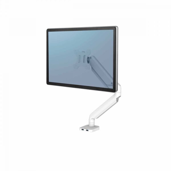 Ramię na 1 monitor Platinum Series białe