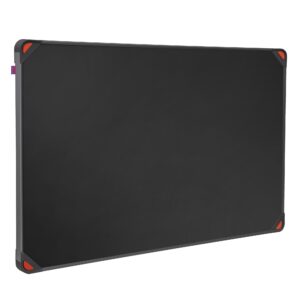 Tablica kredowa magnetyczna MemoBe Idea EDGE ALL BLACK, powierzchnia czarna, rama aluminiowa czarna, 120x90 cm 90x60 60x45